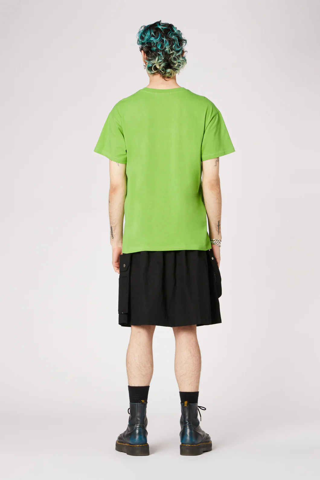 Plant Embossed Cotton Tee - Image 4