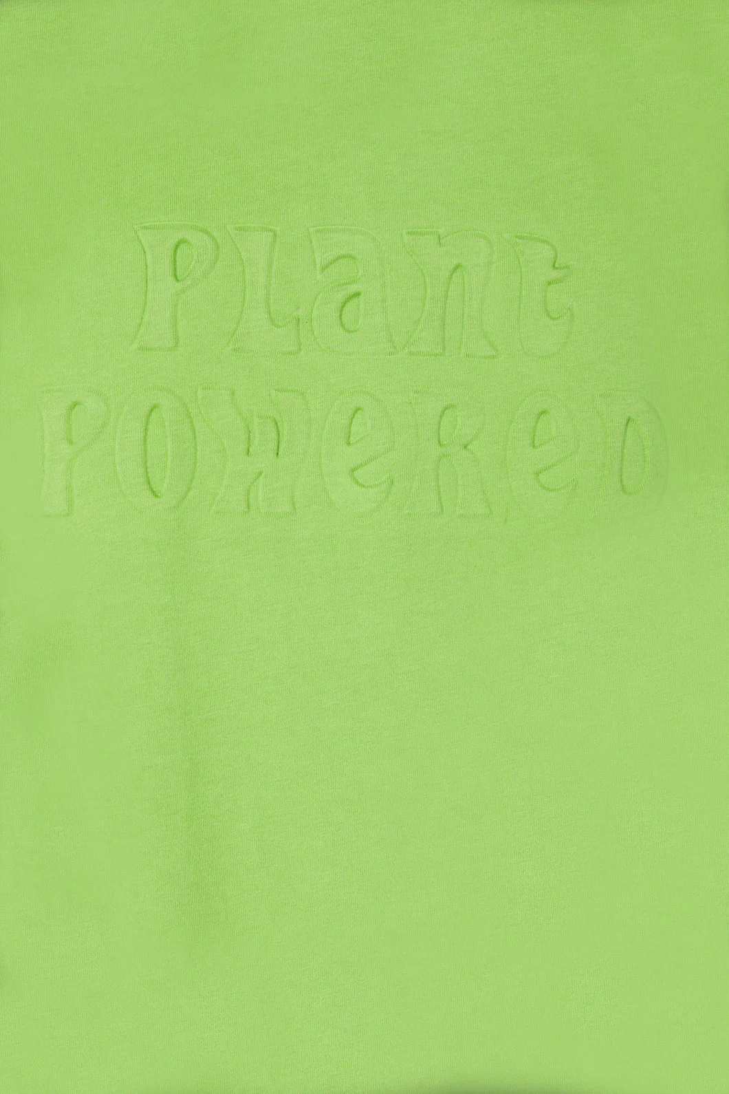 Plant Embossed Cotton Tee - Image 5