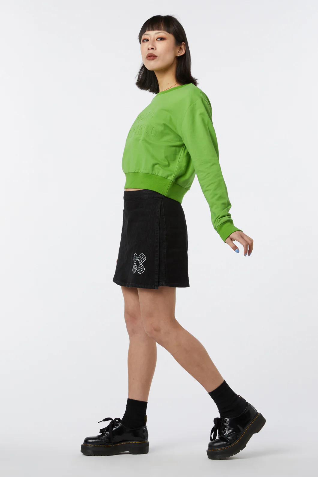 Plant Embossed Sweater - Image 8
