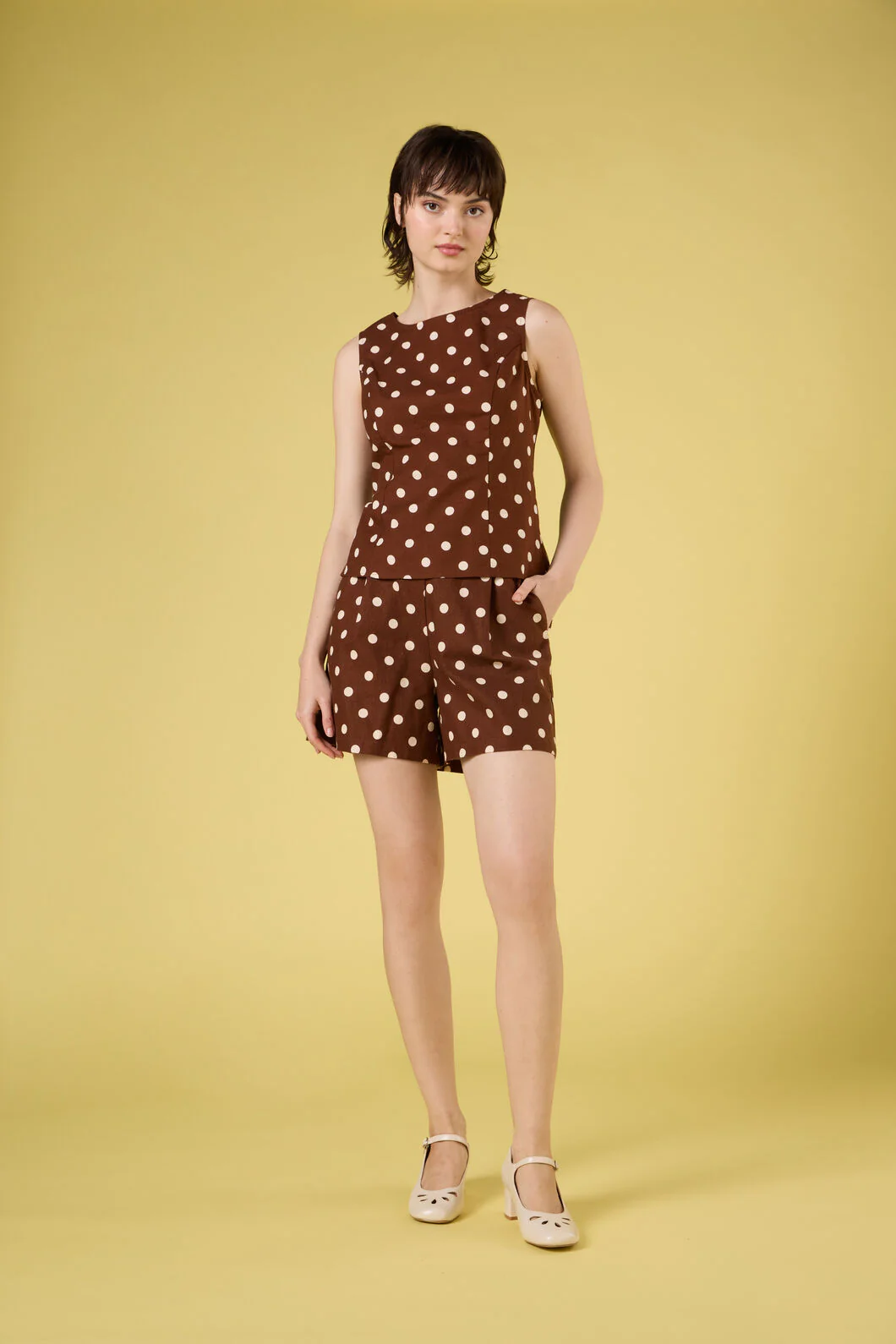 Polka Dot Shell Top - Image 10