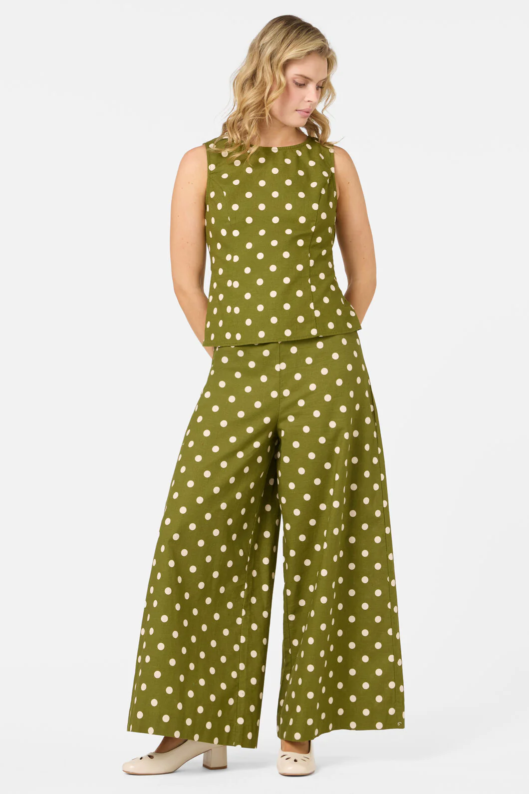 Polka Dot Shell Top - Image 6