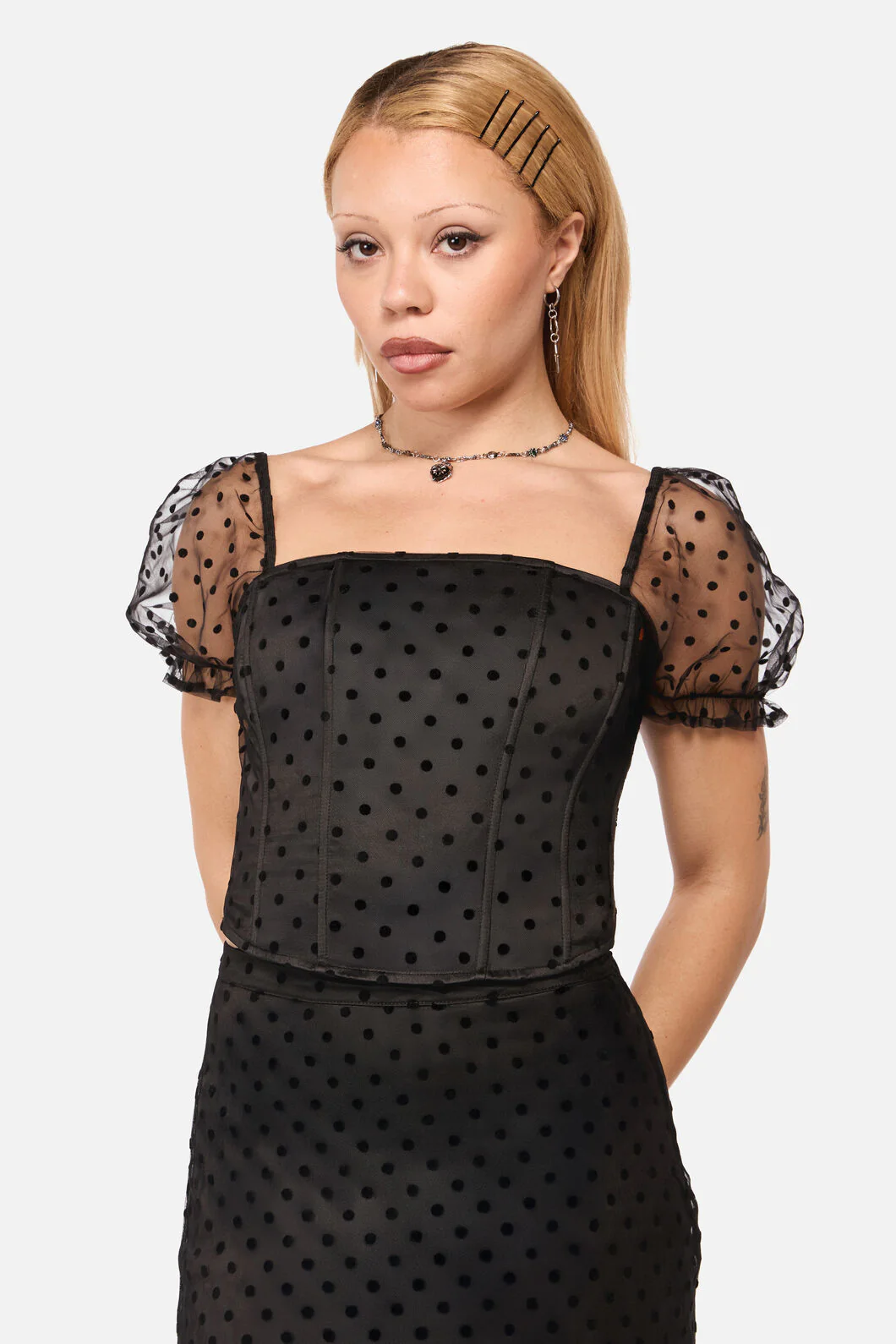 Polka Party Corset Top - Image 2