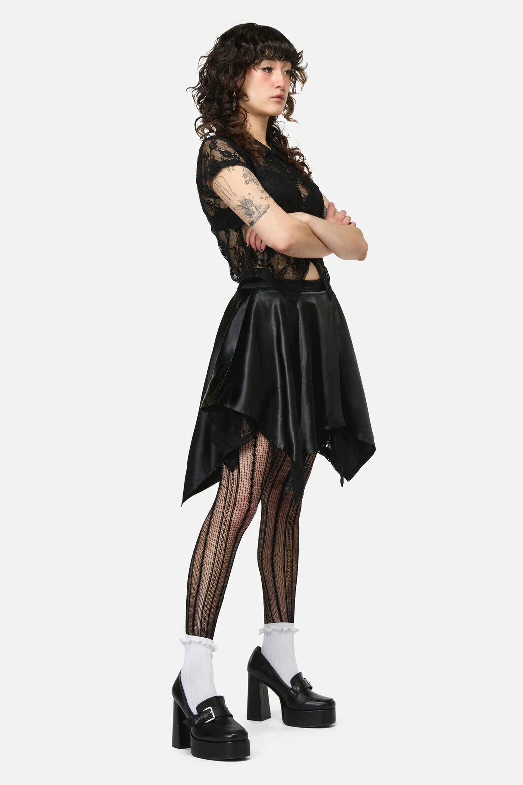 Pond Lace Goth Skort
