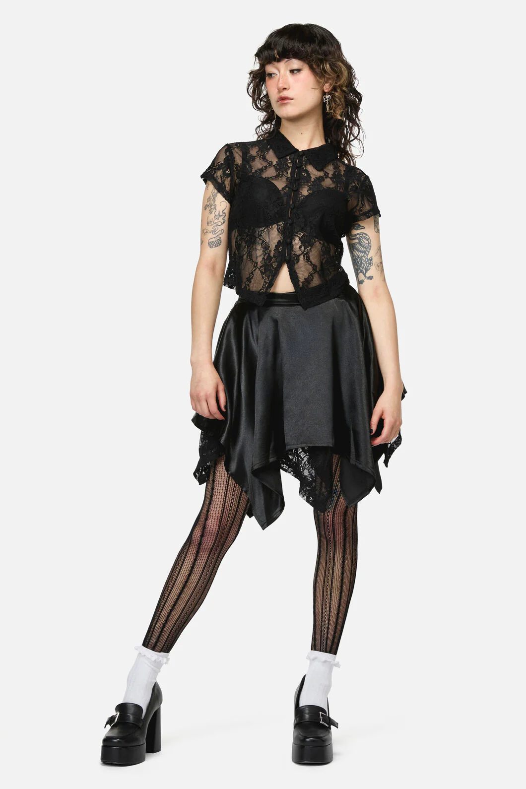 Pond Lace Goth Skort - Image 3