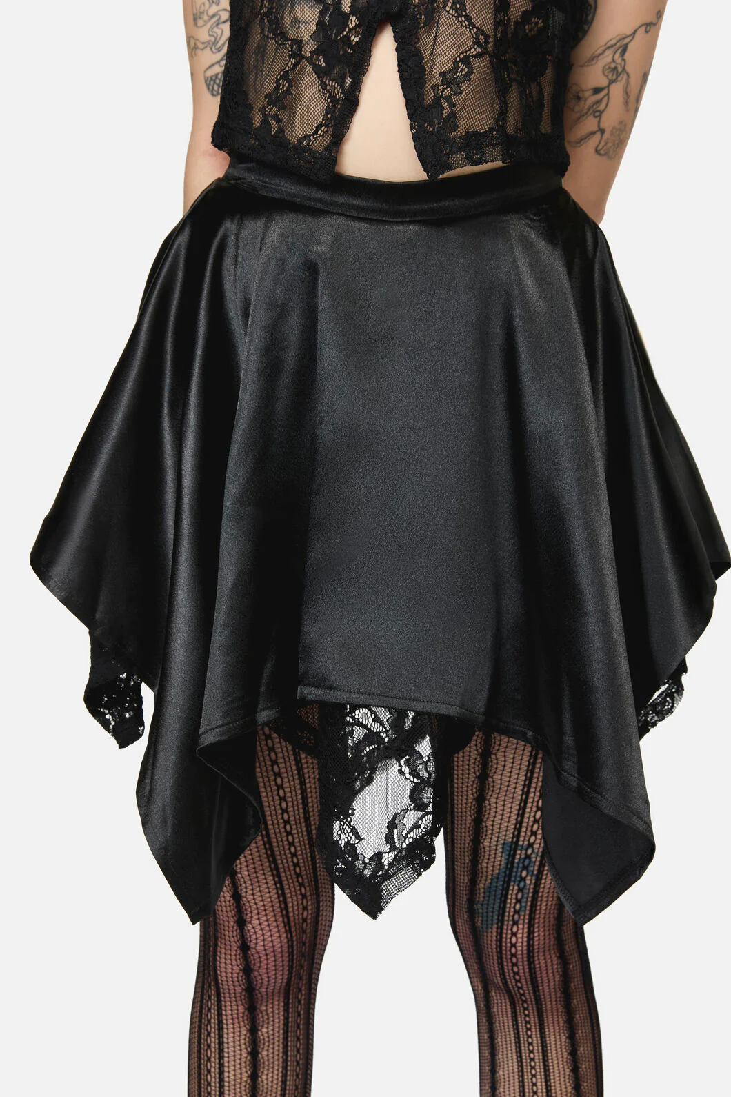 Pond Lace Goth Skort - Image 5