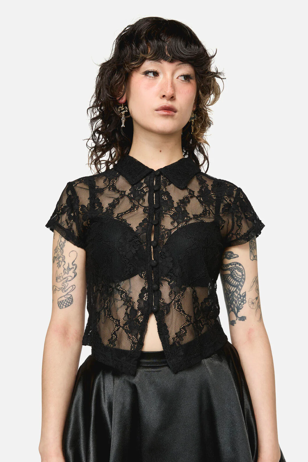Pond Lace Goth Top - Image 2