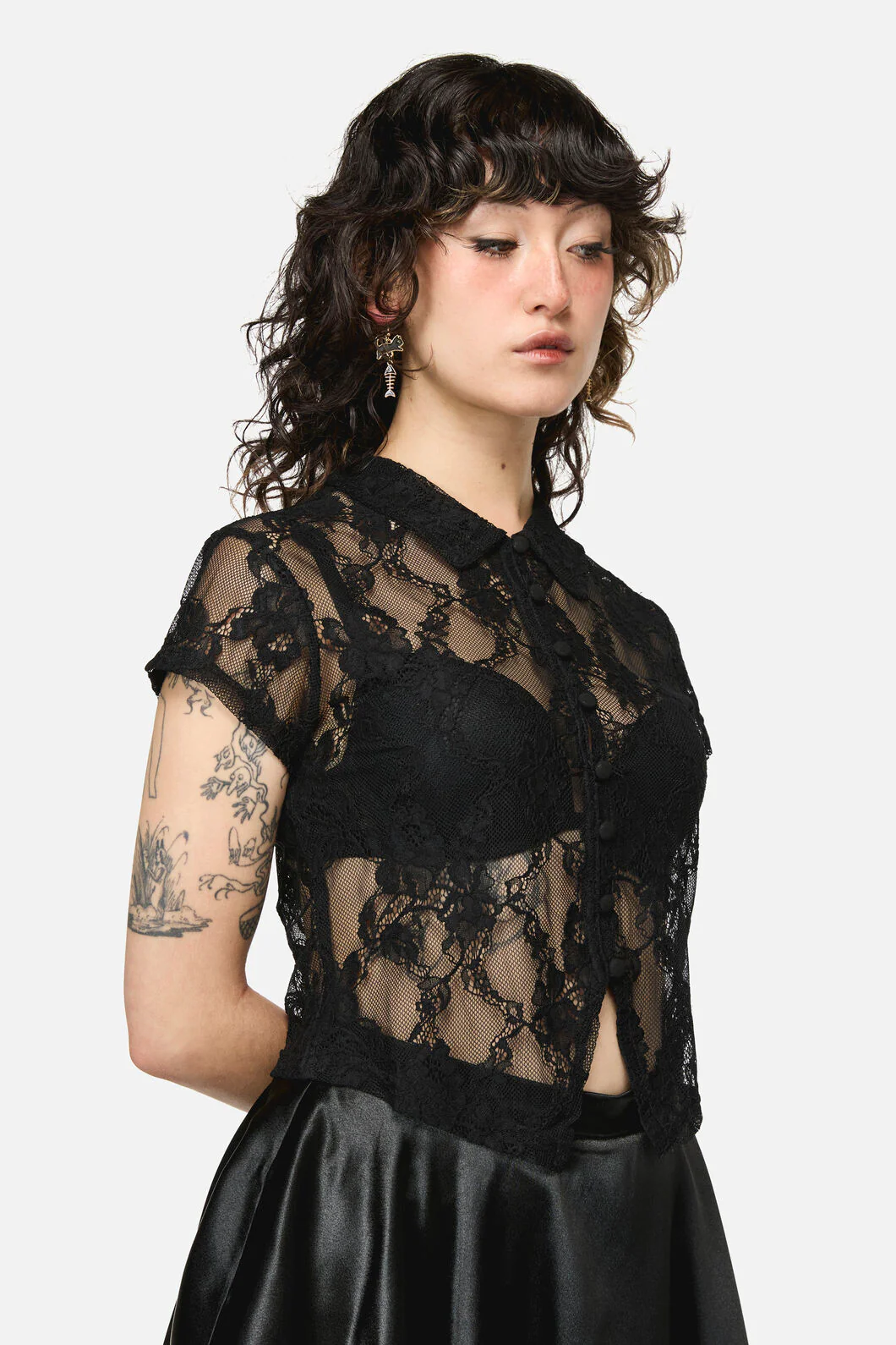Pond Lace Goth Top - Image 3