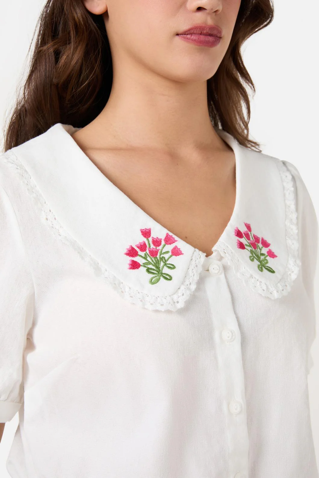 Posie Embroidered Blouse - Image 7