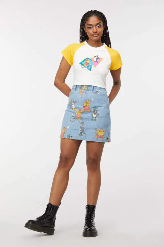 Possum Magpie Cropped Raglan - Image 2