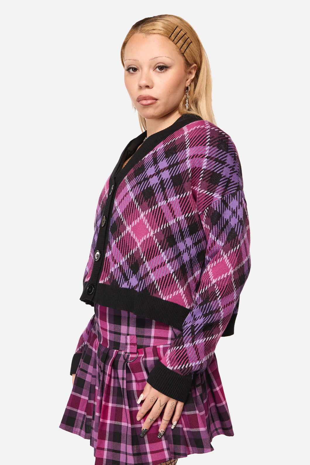 Predictions Tartan Cardigan - Image 5