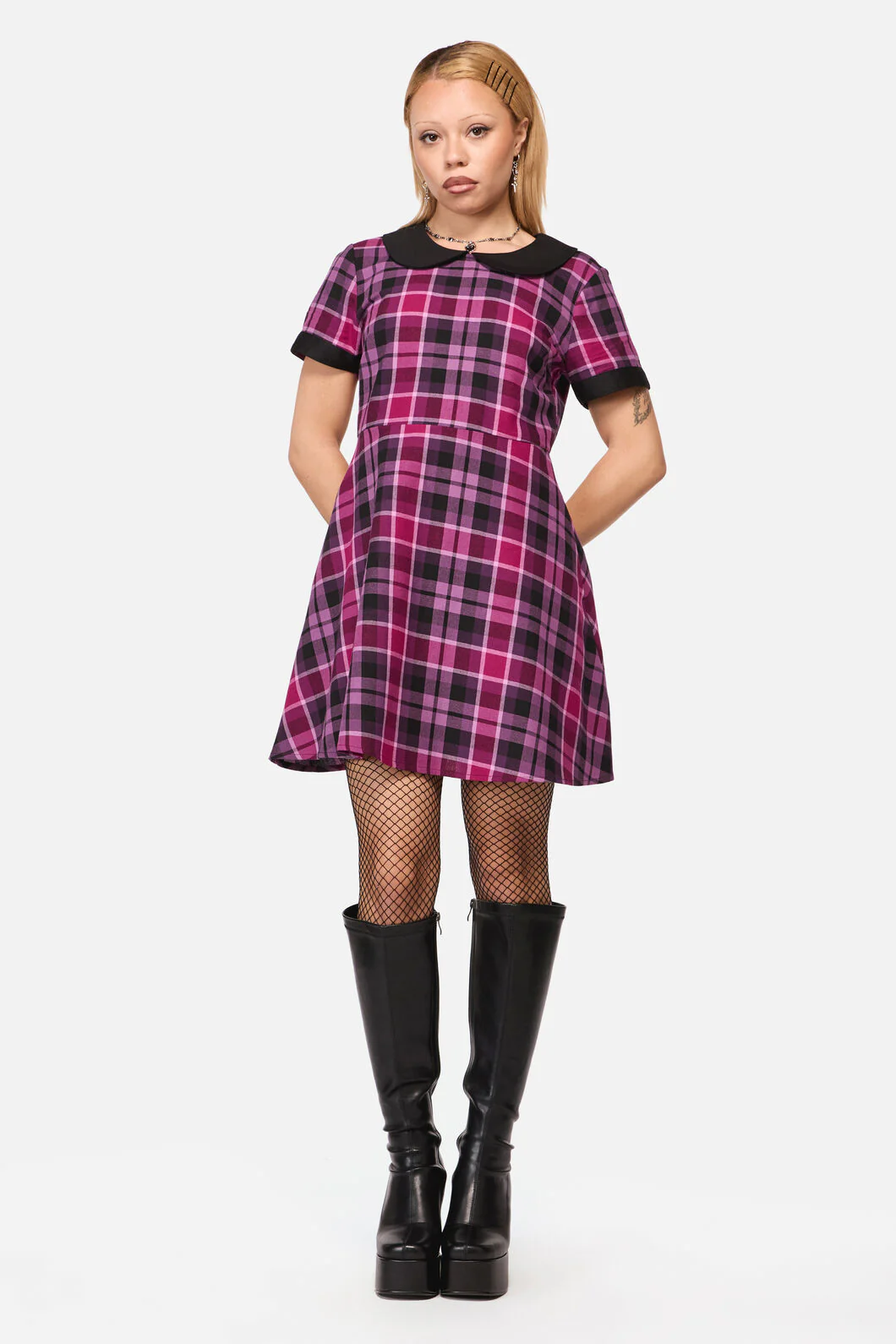 Predictions Tartan Dress - Image 5