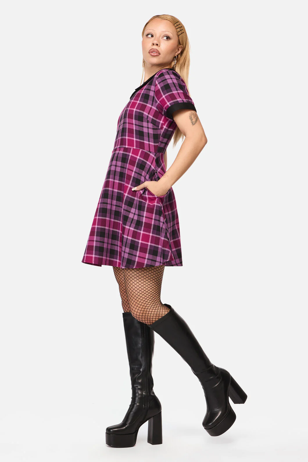 Predictions Tartan Dress - Image 6