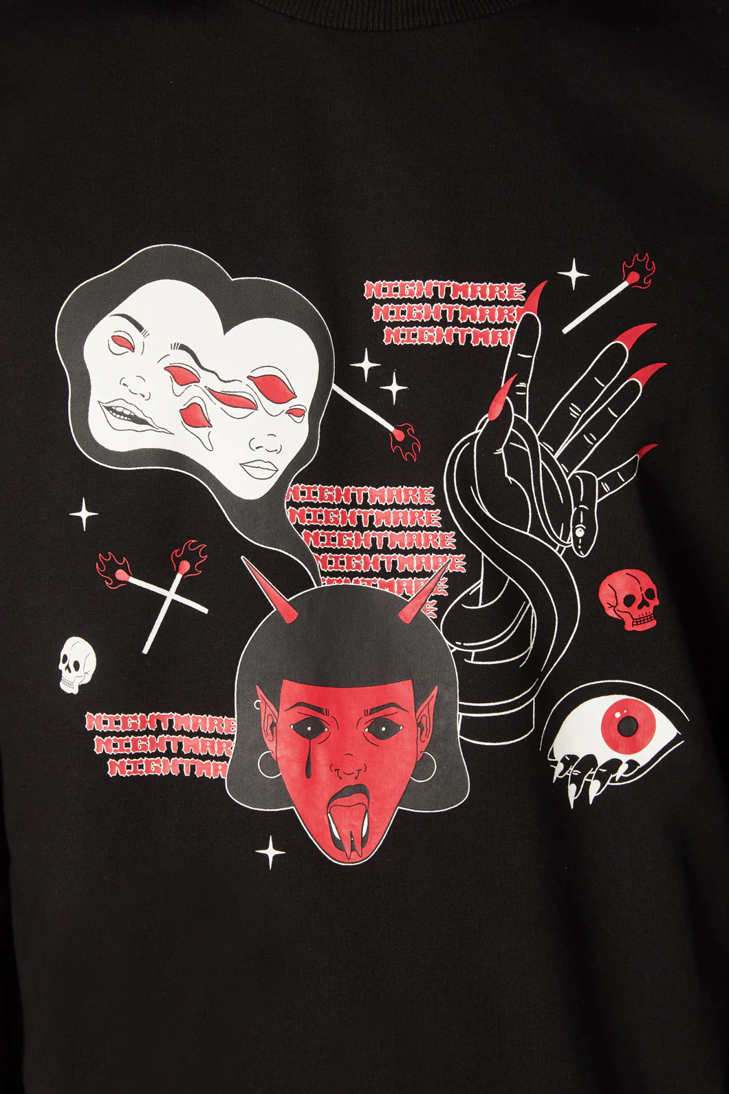 Print Goth Sweater - Image 6