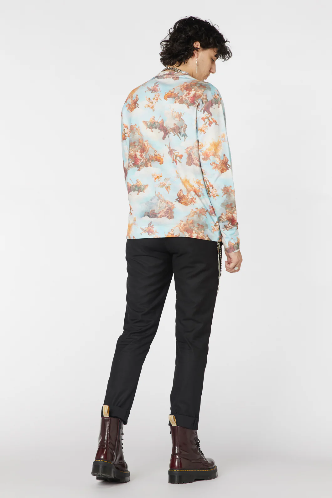Printed Art Mural Sweater - Image 5