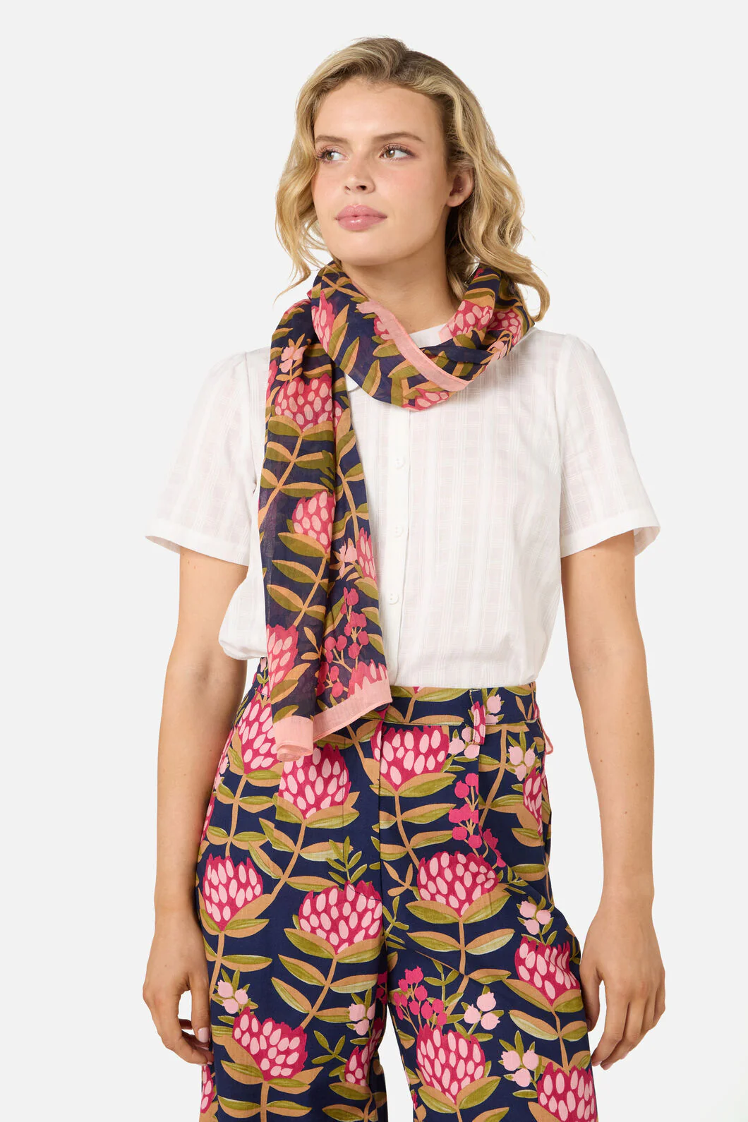 Protea Cotton Scarf - Image 2