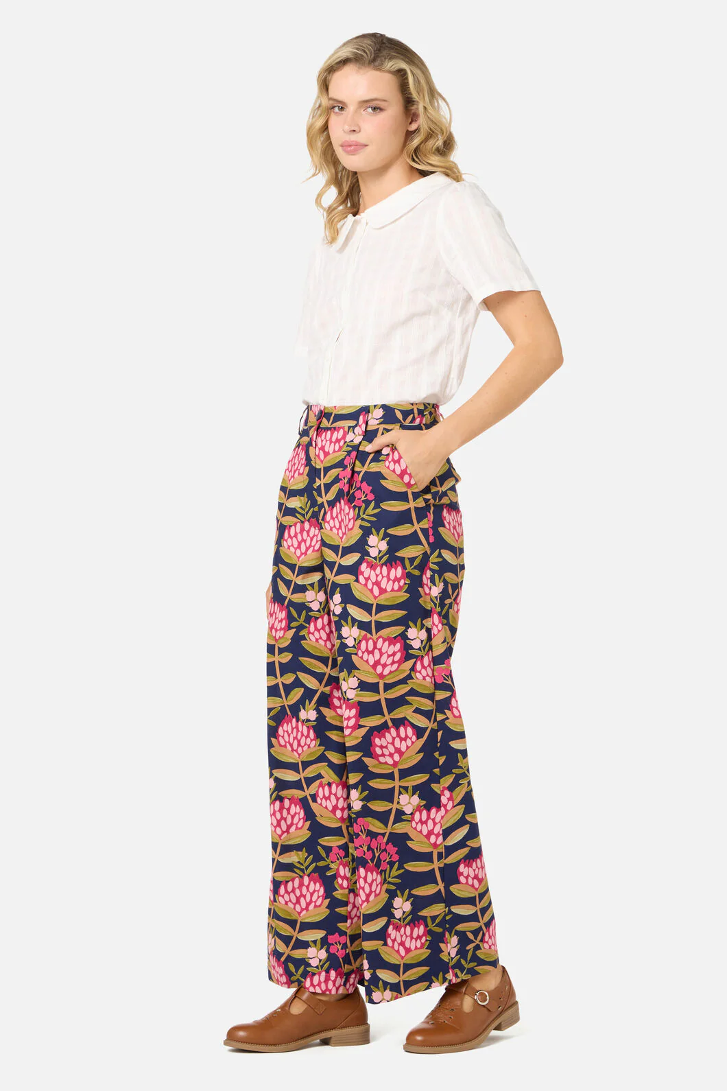 Protea Flower Relaxed Pant - Image 3