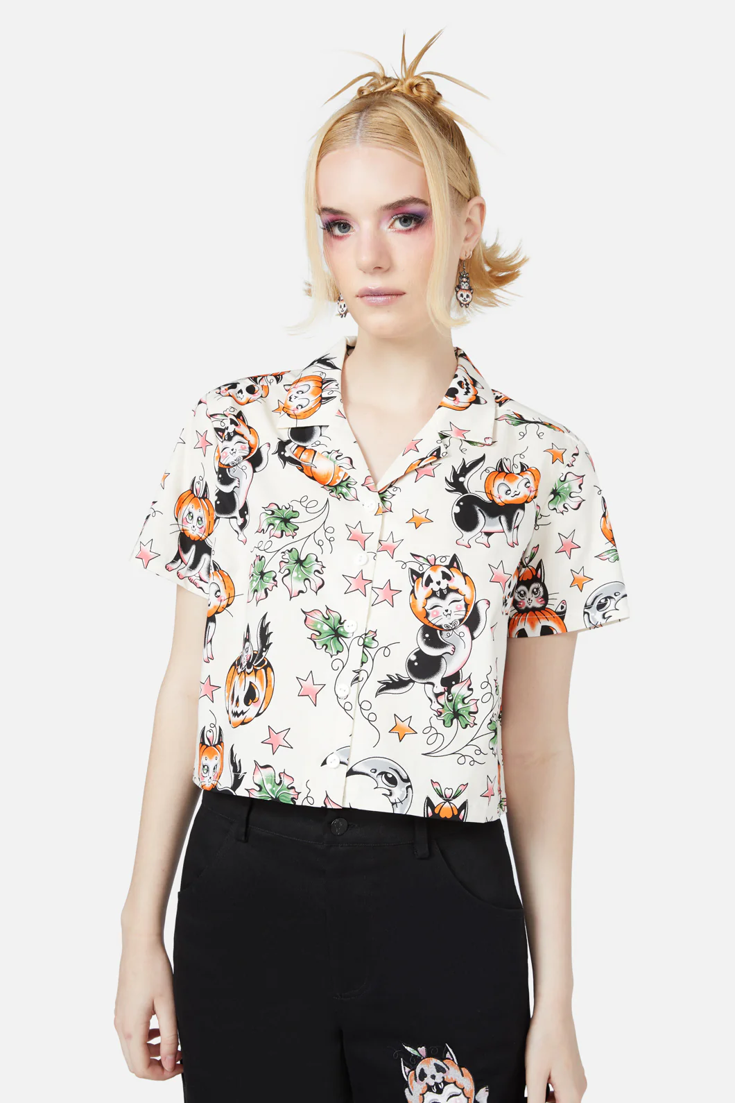 Pumpkin Patch Kitty Blouse - Image 8
