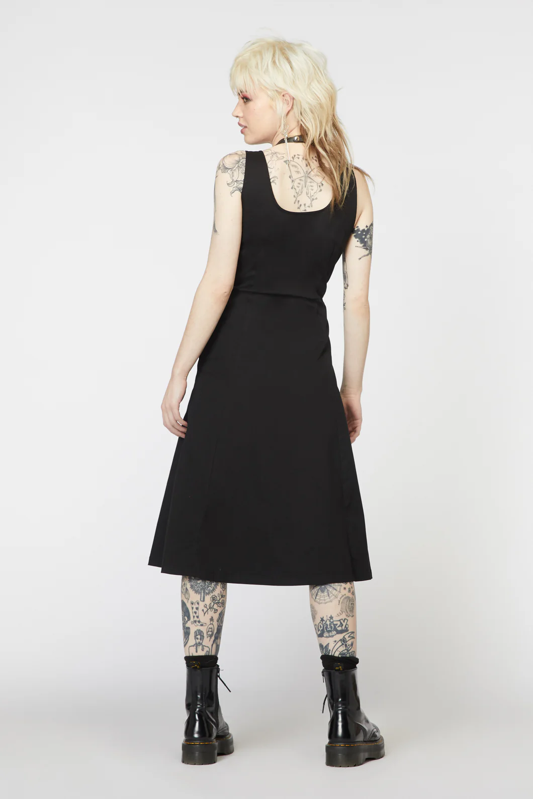 Punk Buckle Midi Pinafore - Image 3