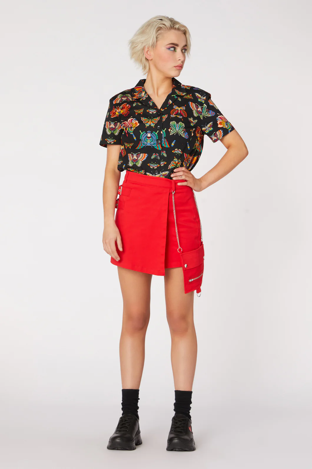 Punk Morpho Drill Skort - Image 2