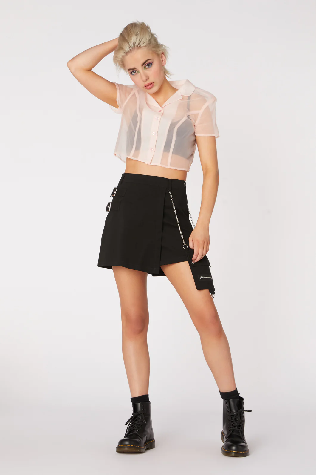 Punk Morpho Drill Skort - Image 6