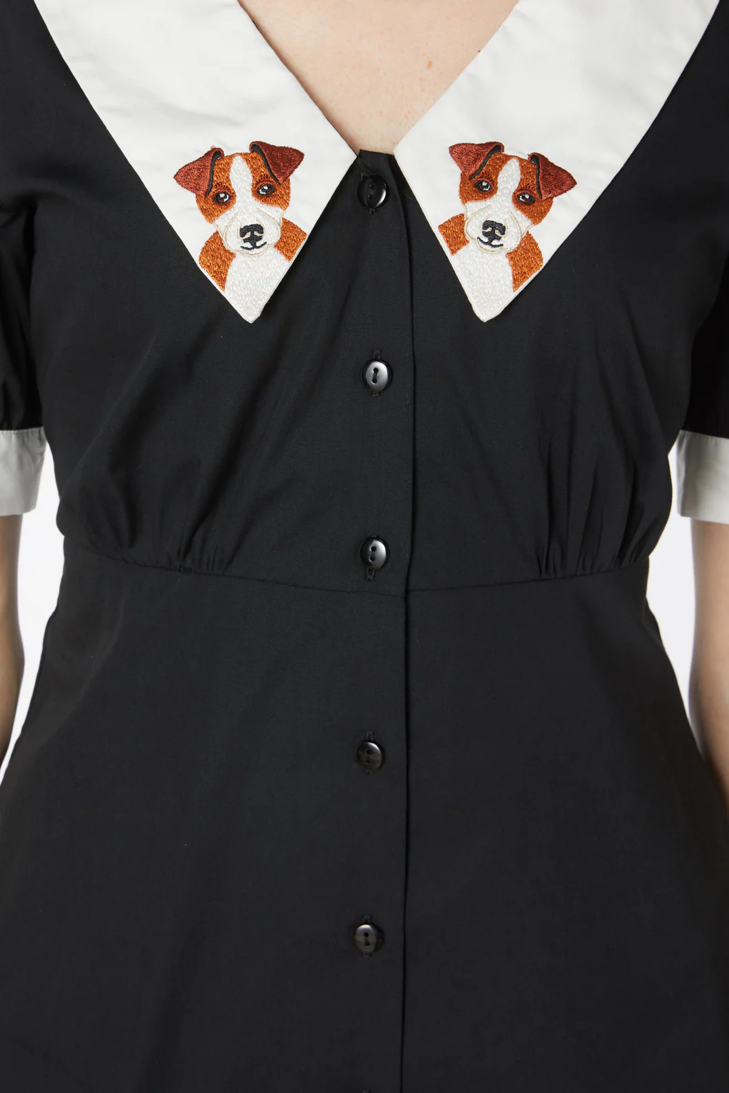 Puppy Embroidery Dress - Image 10
