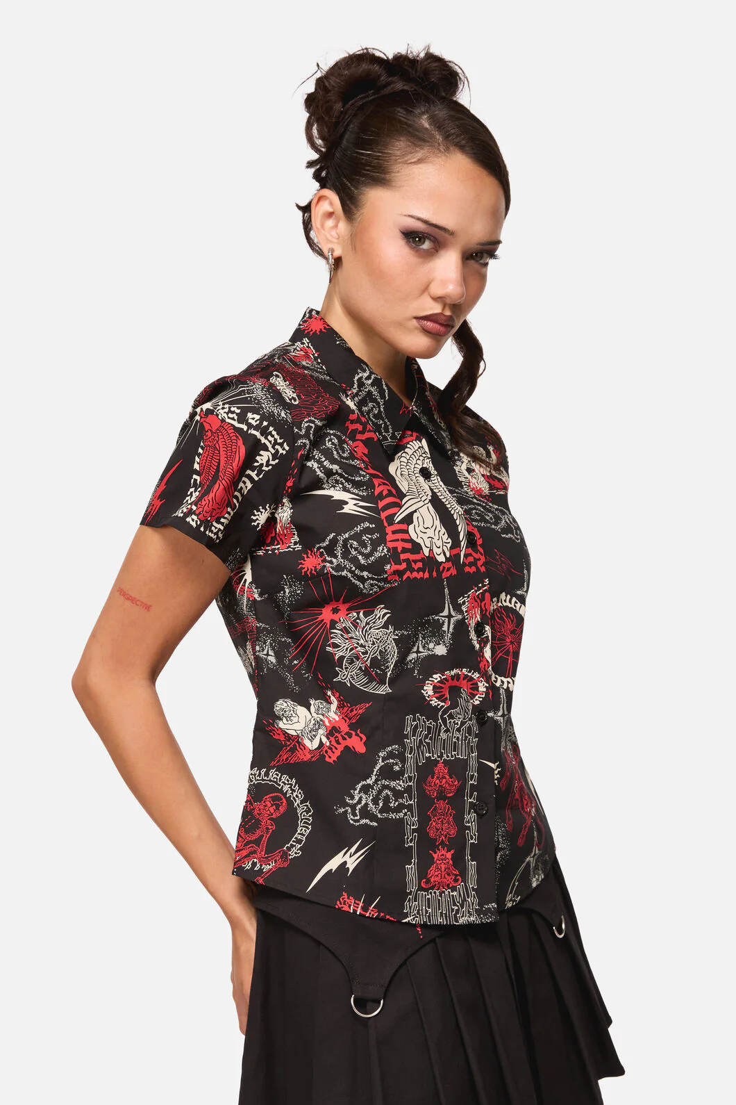 Purgatory Goth Blouse - Image 2