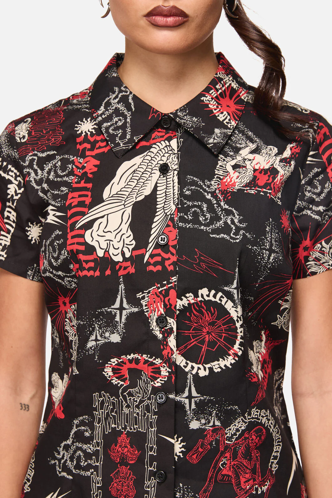 Purgatory Goth Blouse - Image 5