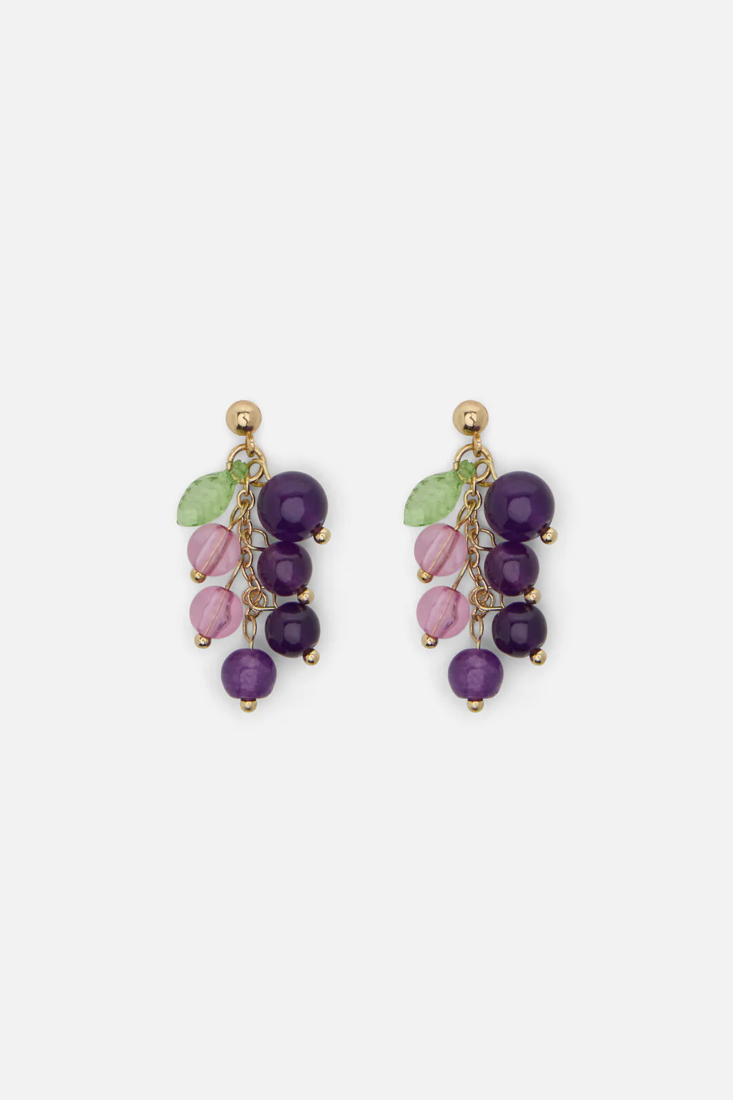 Purple Grape Earrings - Image 3