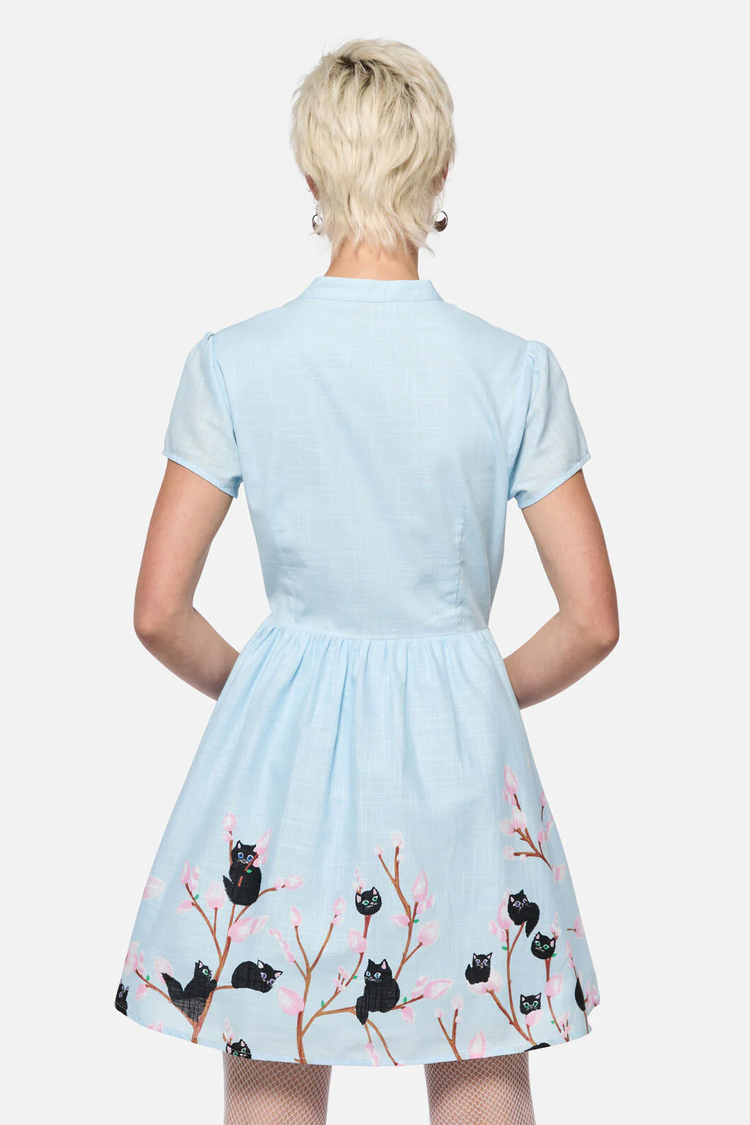 Pussy Willow Border Dress - Image 5