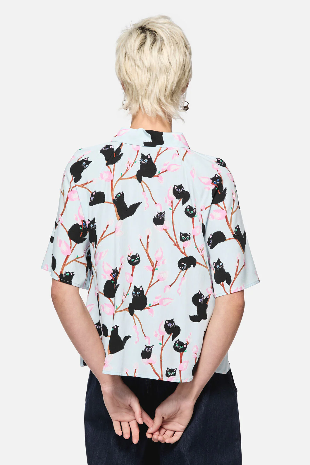 Pussy Willow Printed Blouse - Image 11