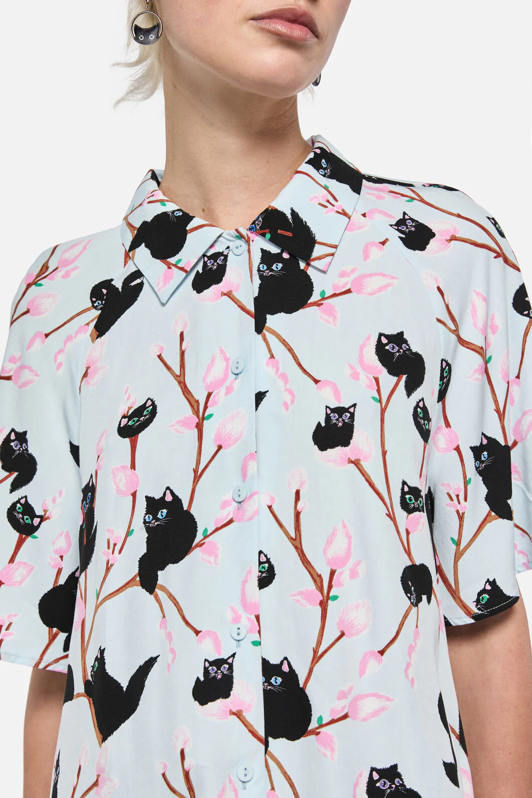 Pussy Willow Printed Blouse - Image 12