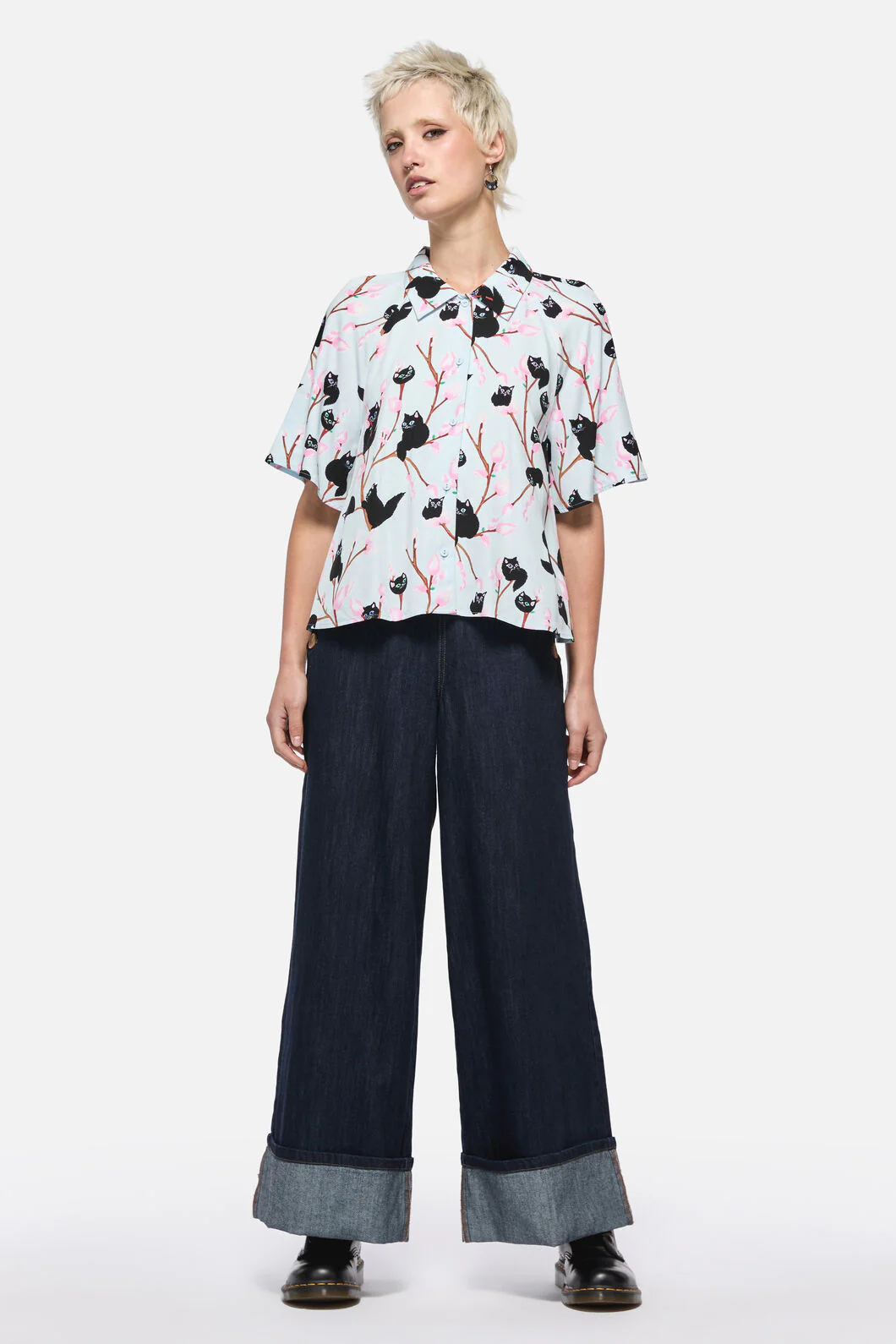 Pussy Willow Printed Blouse - Image 14