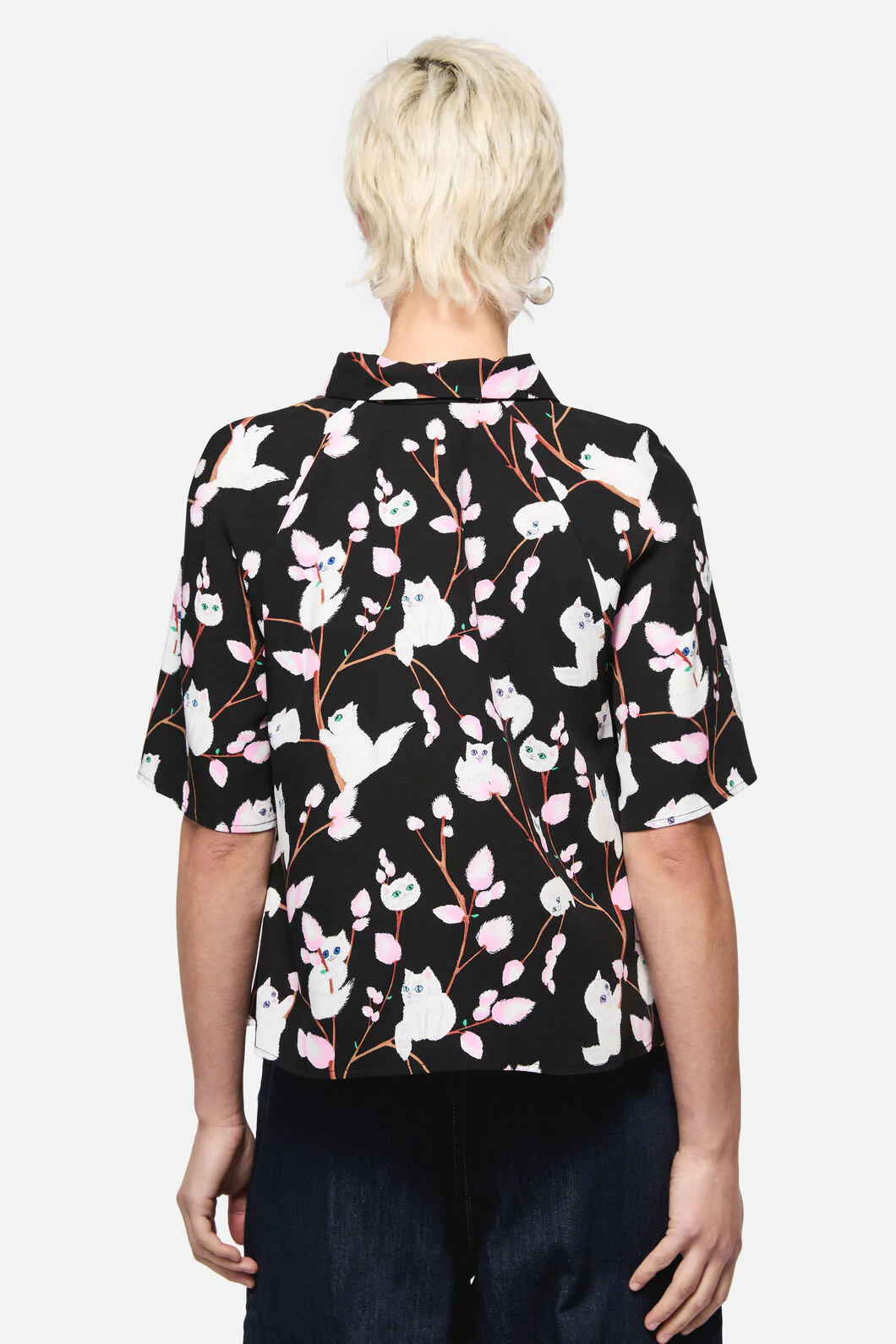 Pussy Willow Printed Blouse - Image 3
