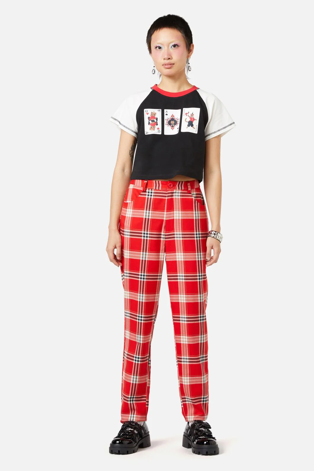 Queen Of Cats Tartan Pant - Image 3