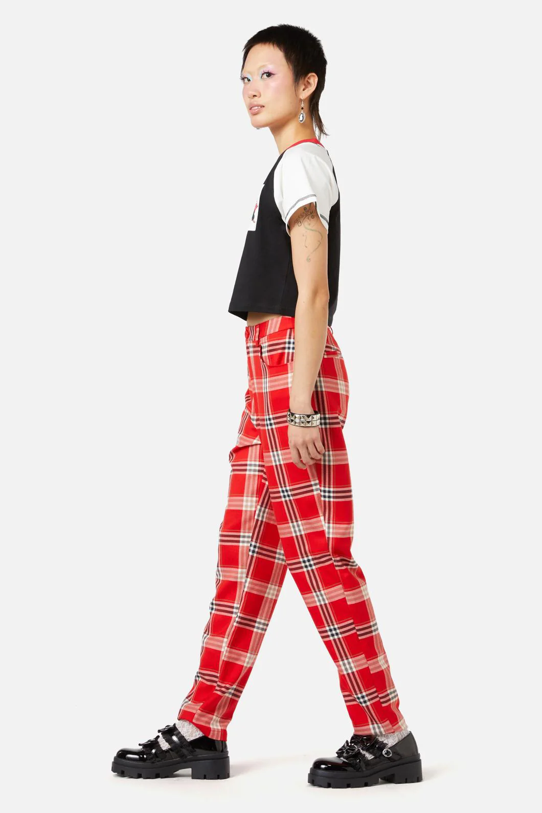 Queen Of Cats Tartan Pant - Image 4