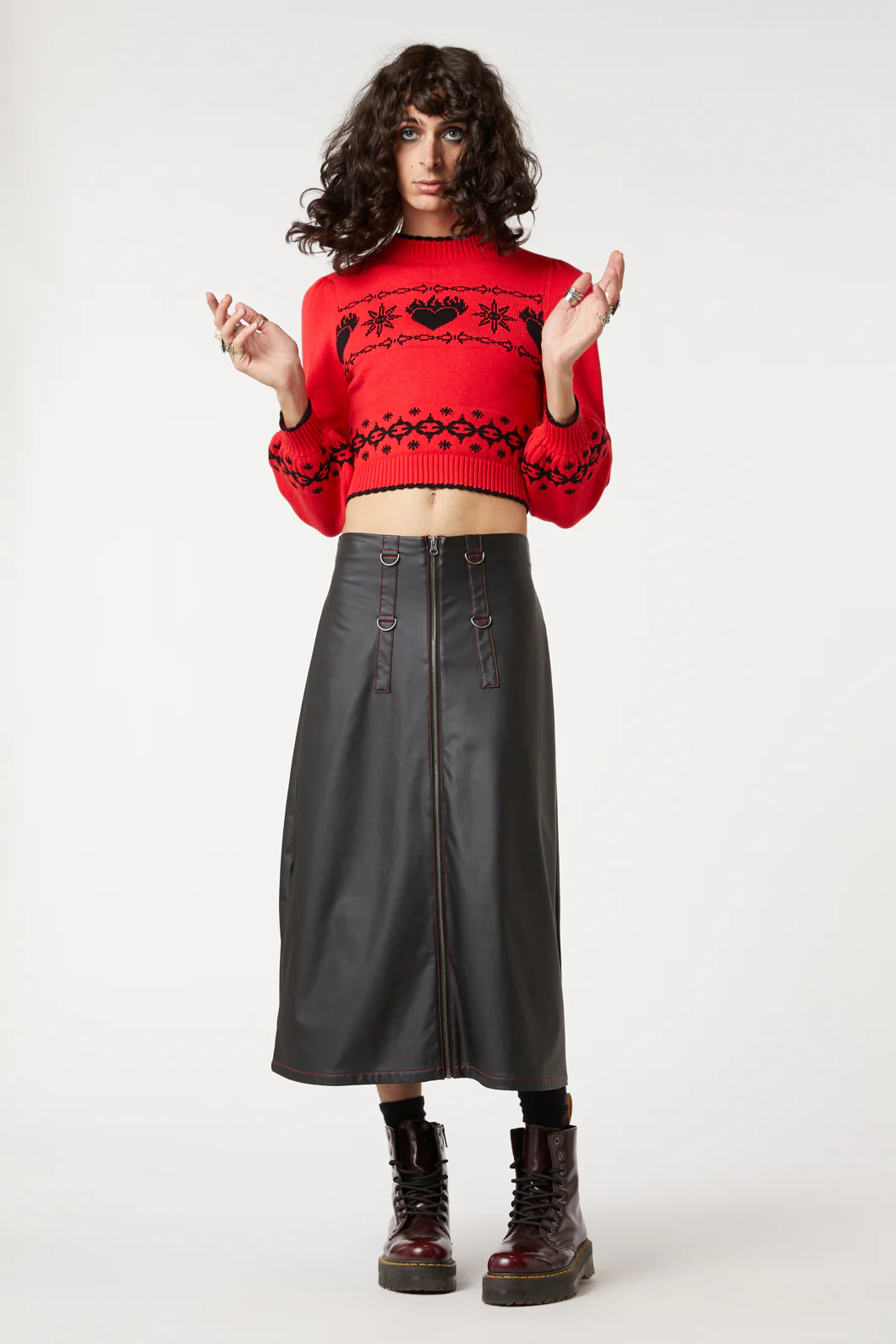 Queens Soldier Pu Skirt - Image 6