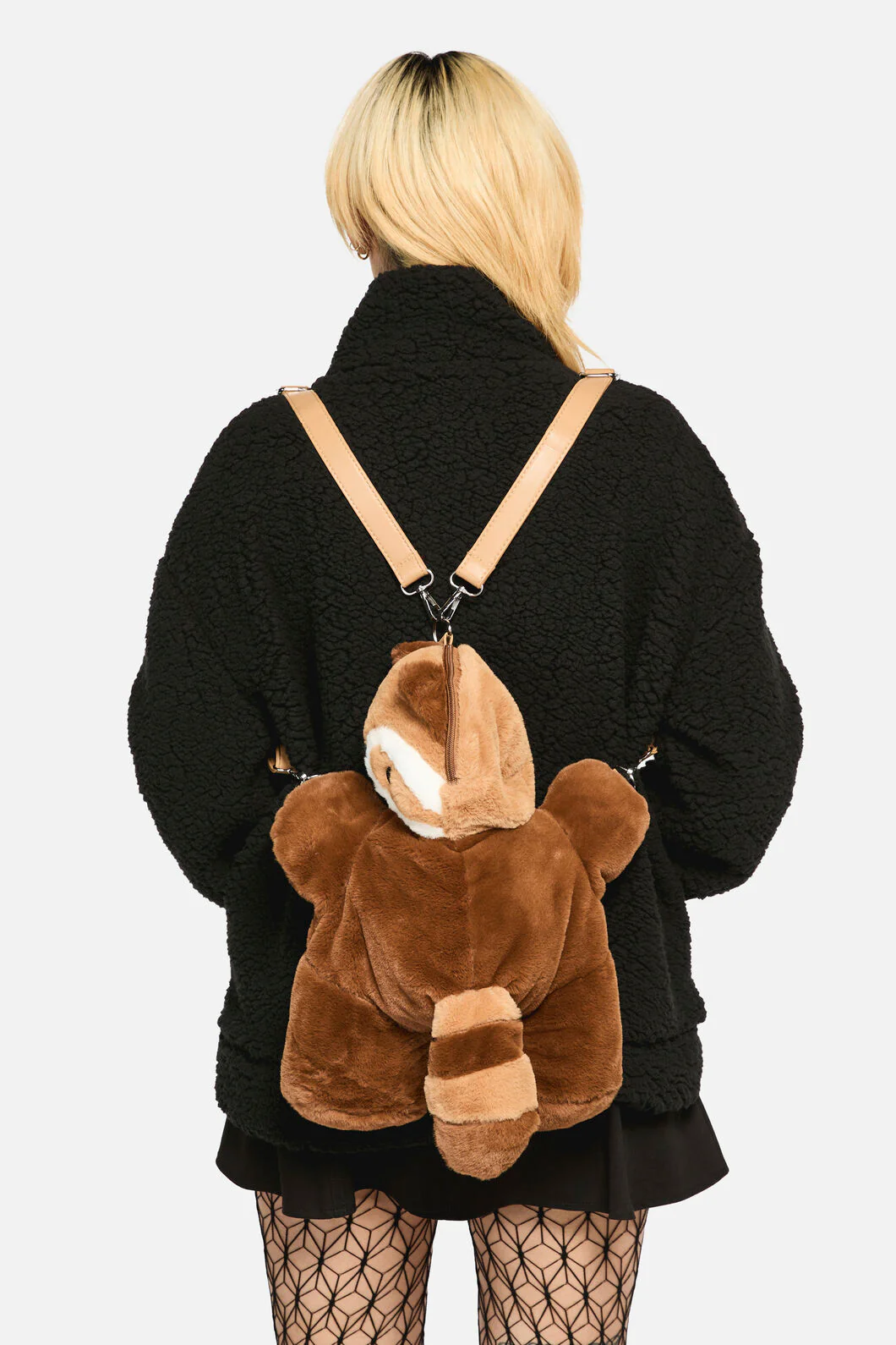 Raccoon Plush Backpack - Image 3