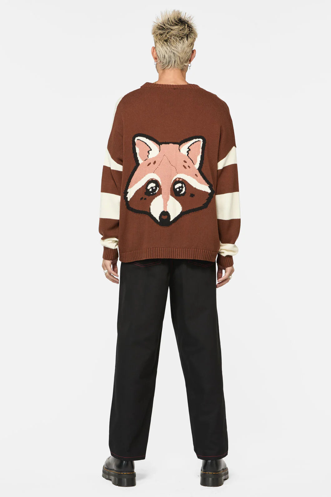 Racoon Stripes Cardigan - Image 4