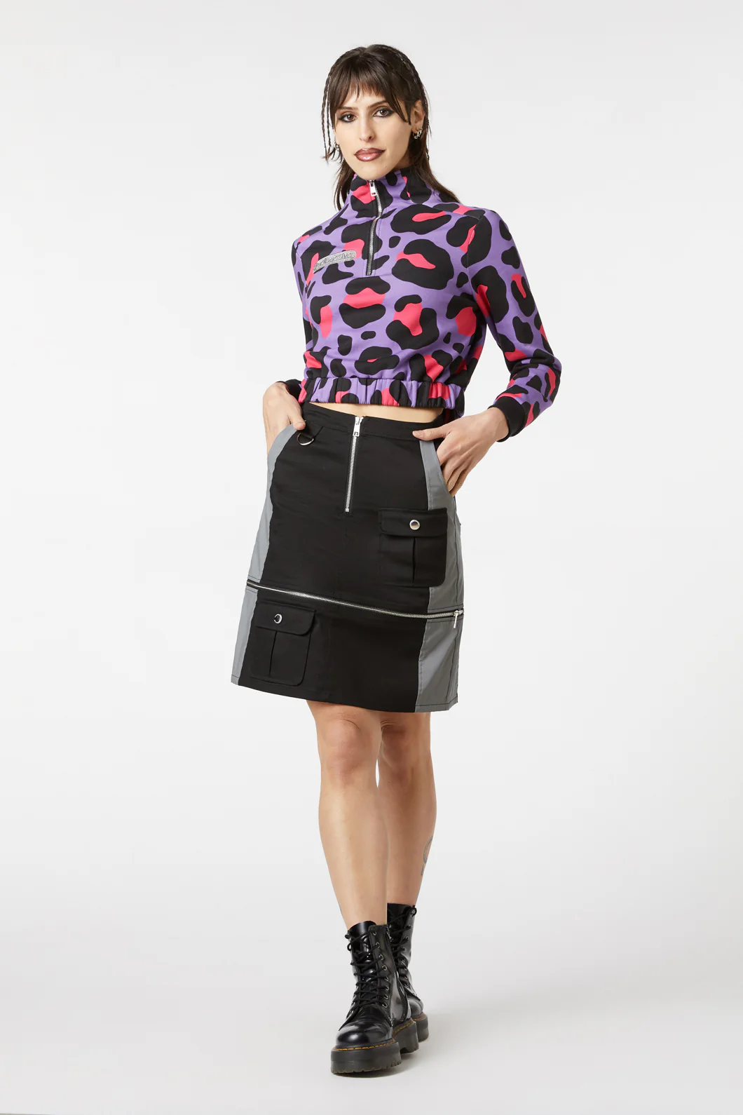 Radioactive Raver Cargo Skirt - Image 2