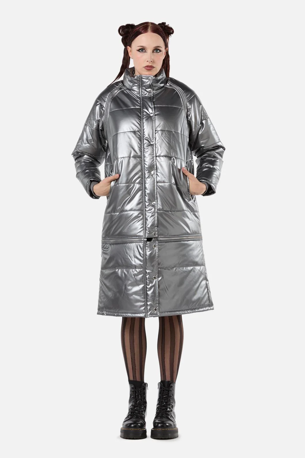 Radioactive Raver Puffer Coat