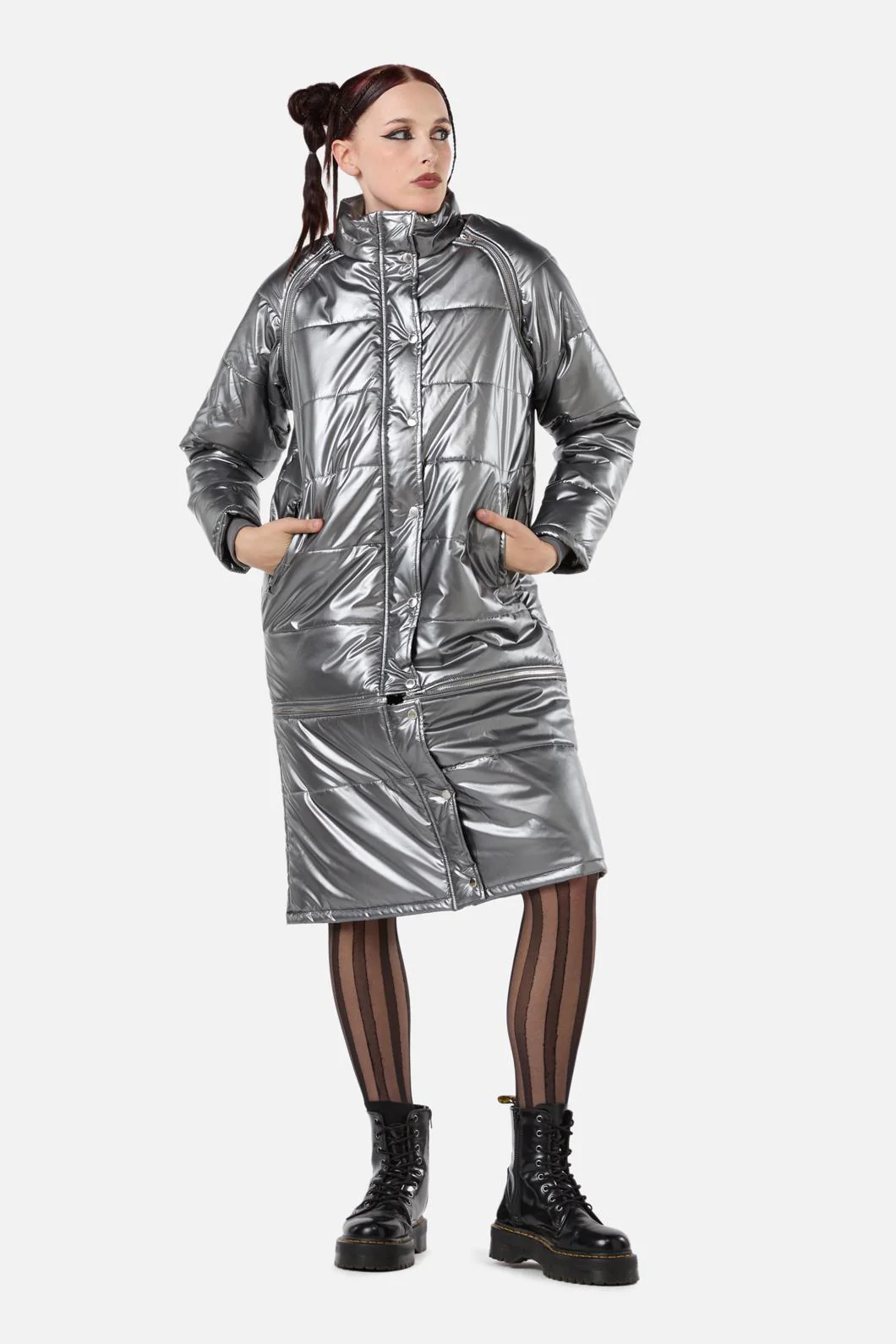 Radioactive Raver Puffer Coat - Image 3