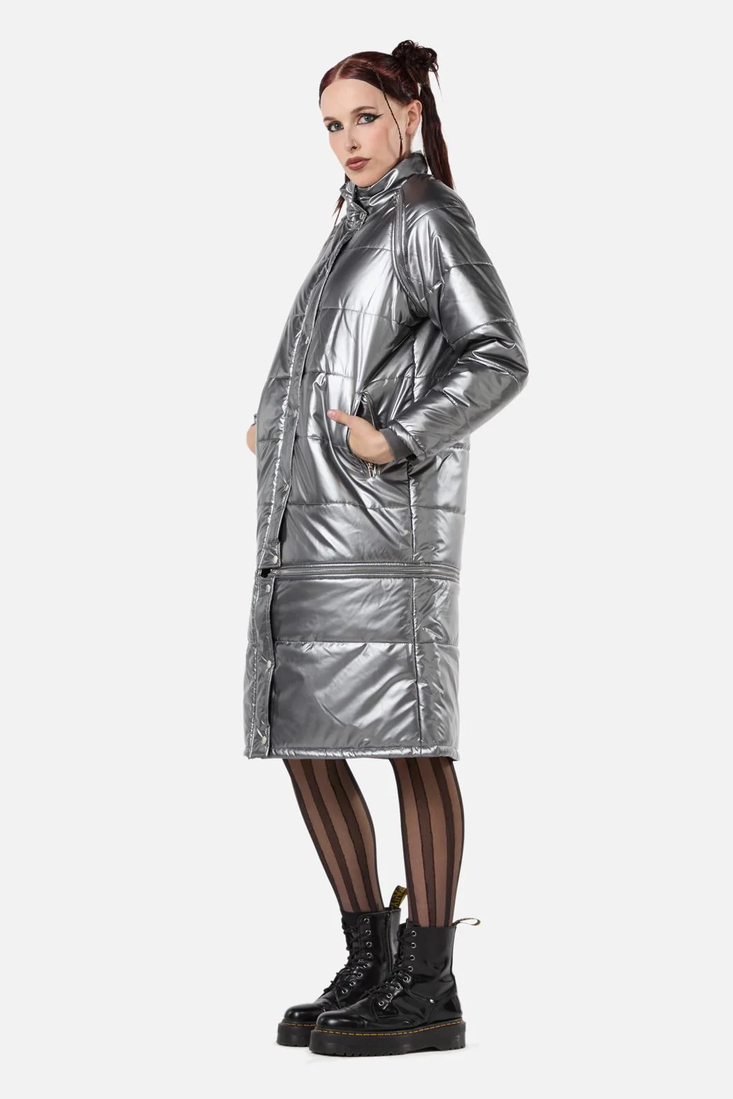 Radioactive Raver Puffer Coat - Image 5
