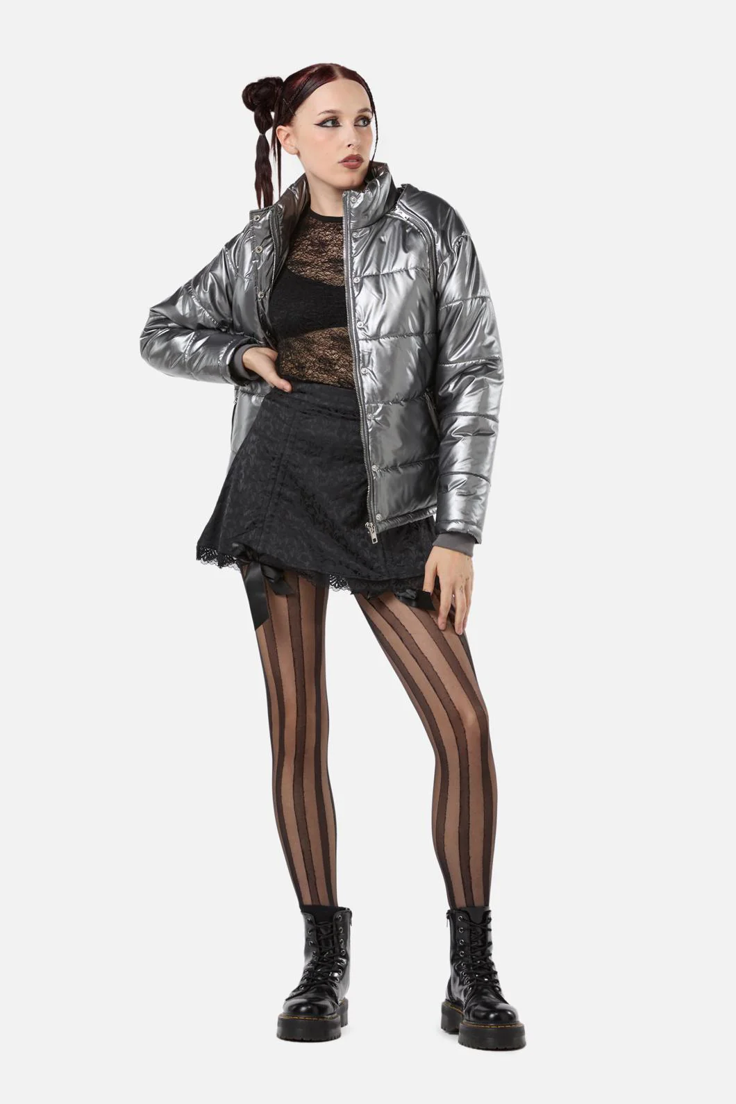 Radioactive Raver Puffer Jacket - Image 6