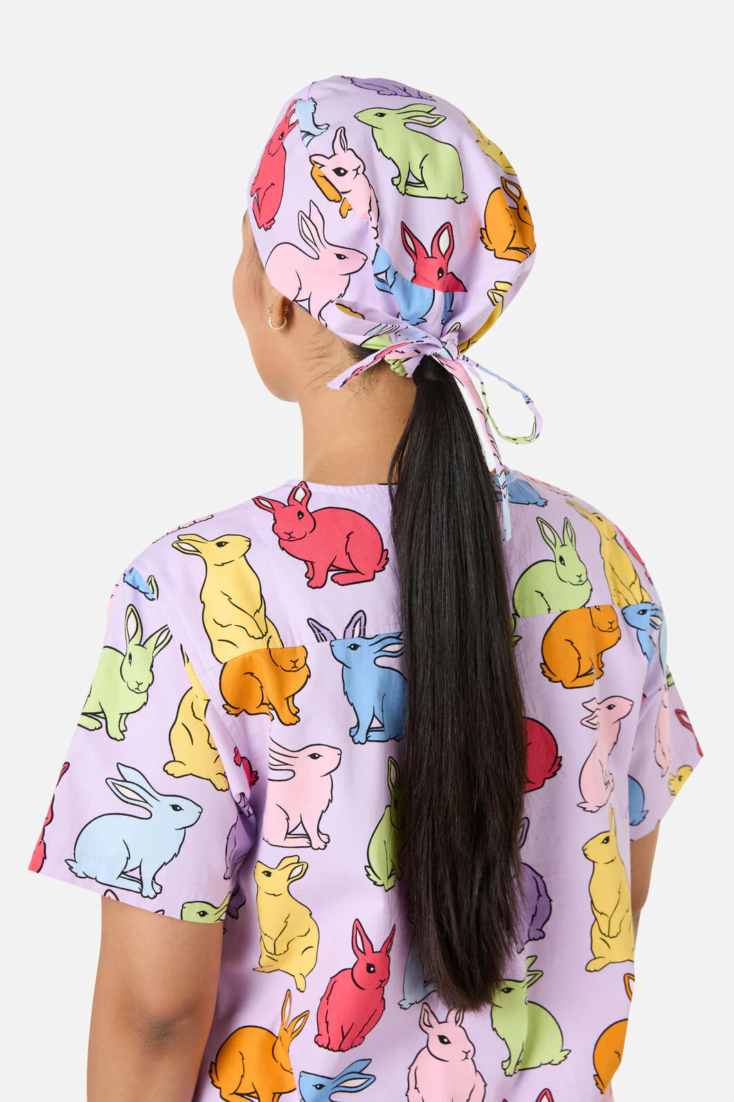 Rain Bunny Scrub Hat - Image 2