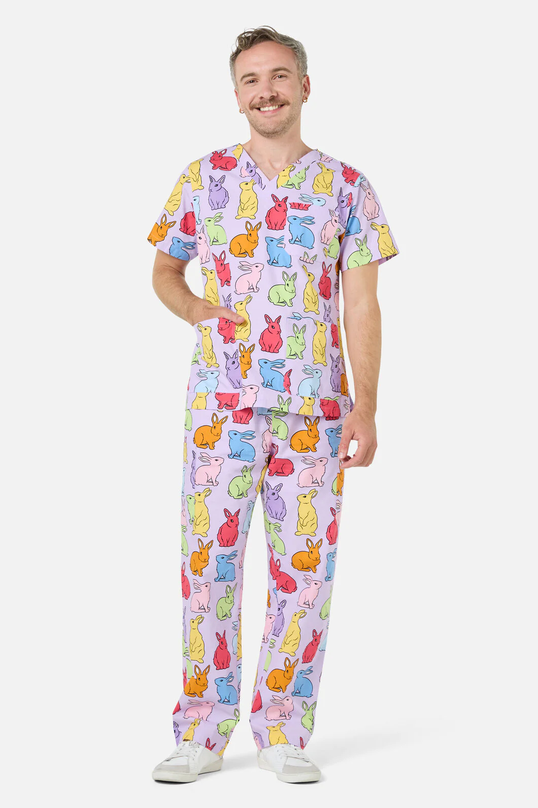 Rain Bunny Scrub Set - Image 2