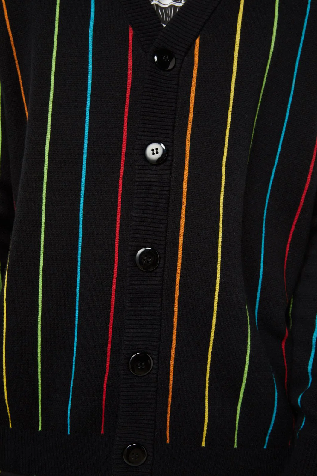 Rainbow Pin Stripe OS Cardi - Image 6