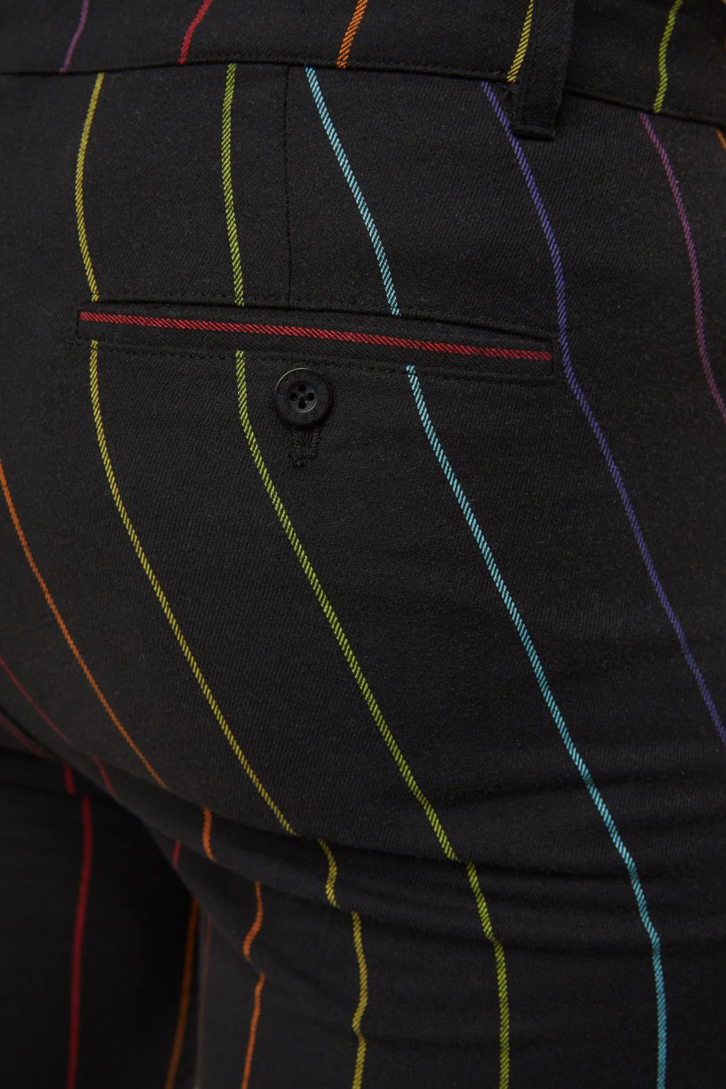 Rainbow Pinstripe Skinny Pants - Image 6
