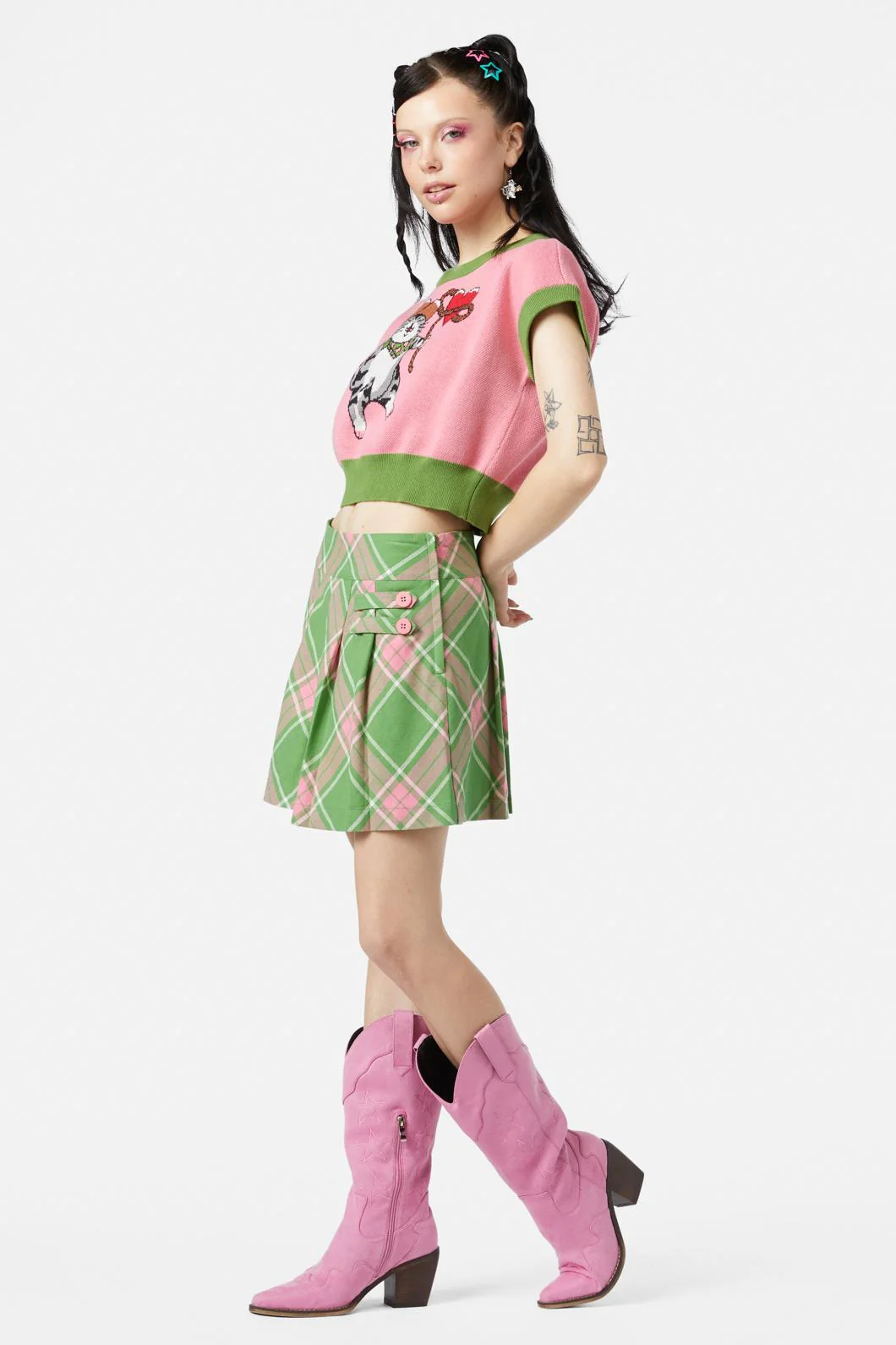 Ranch Tartan Skort - Image 3