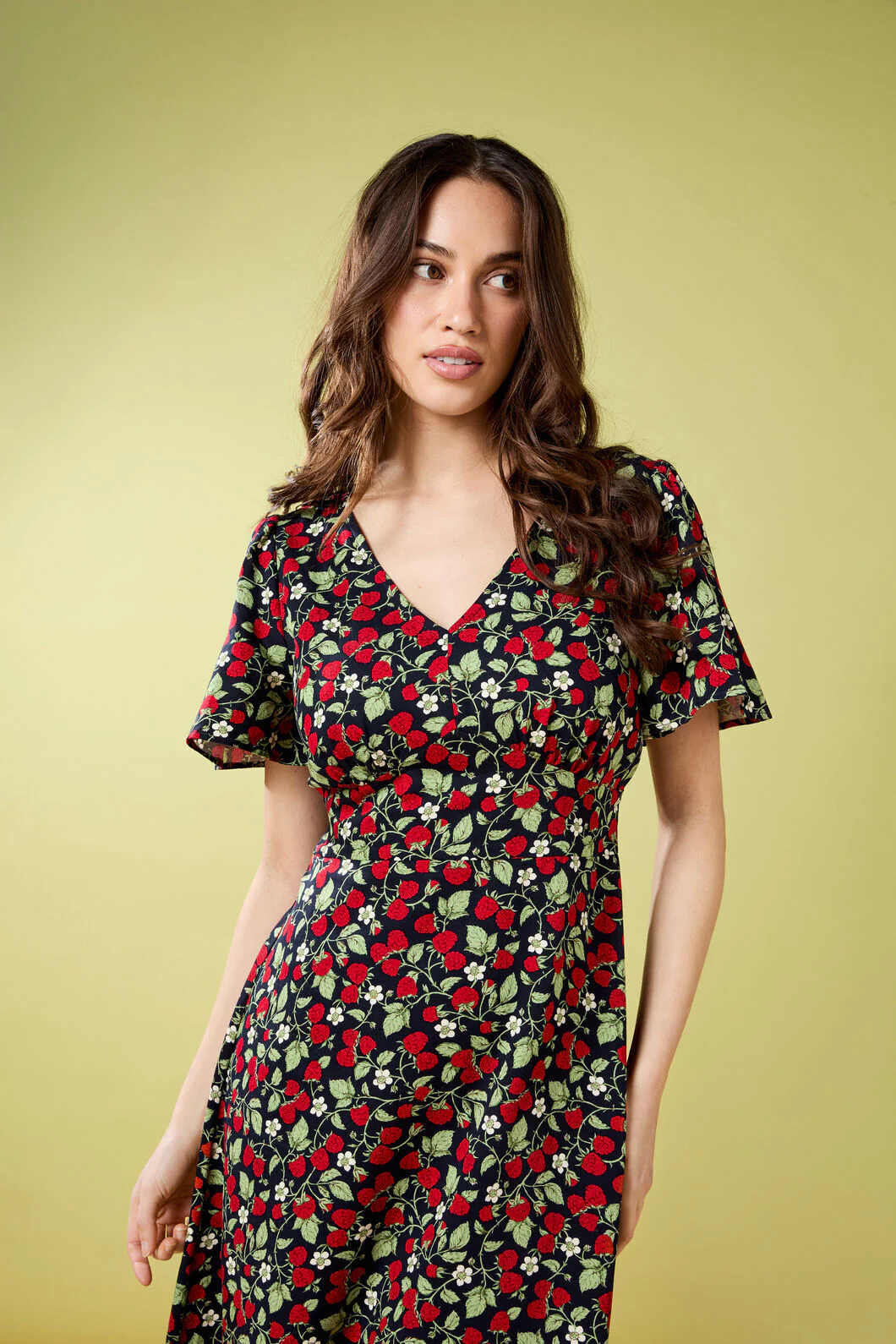 Raspberry Midi Dress - Image 4