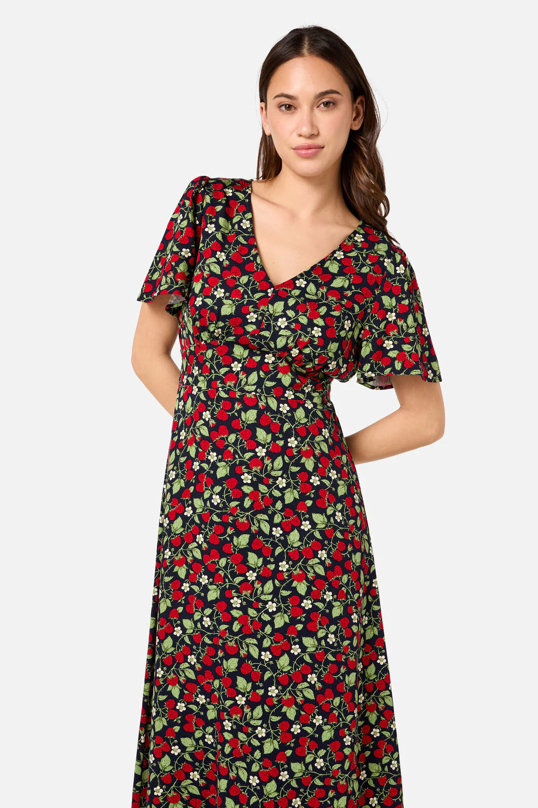 Raspberry Midi Dress - Image 7